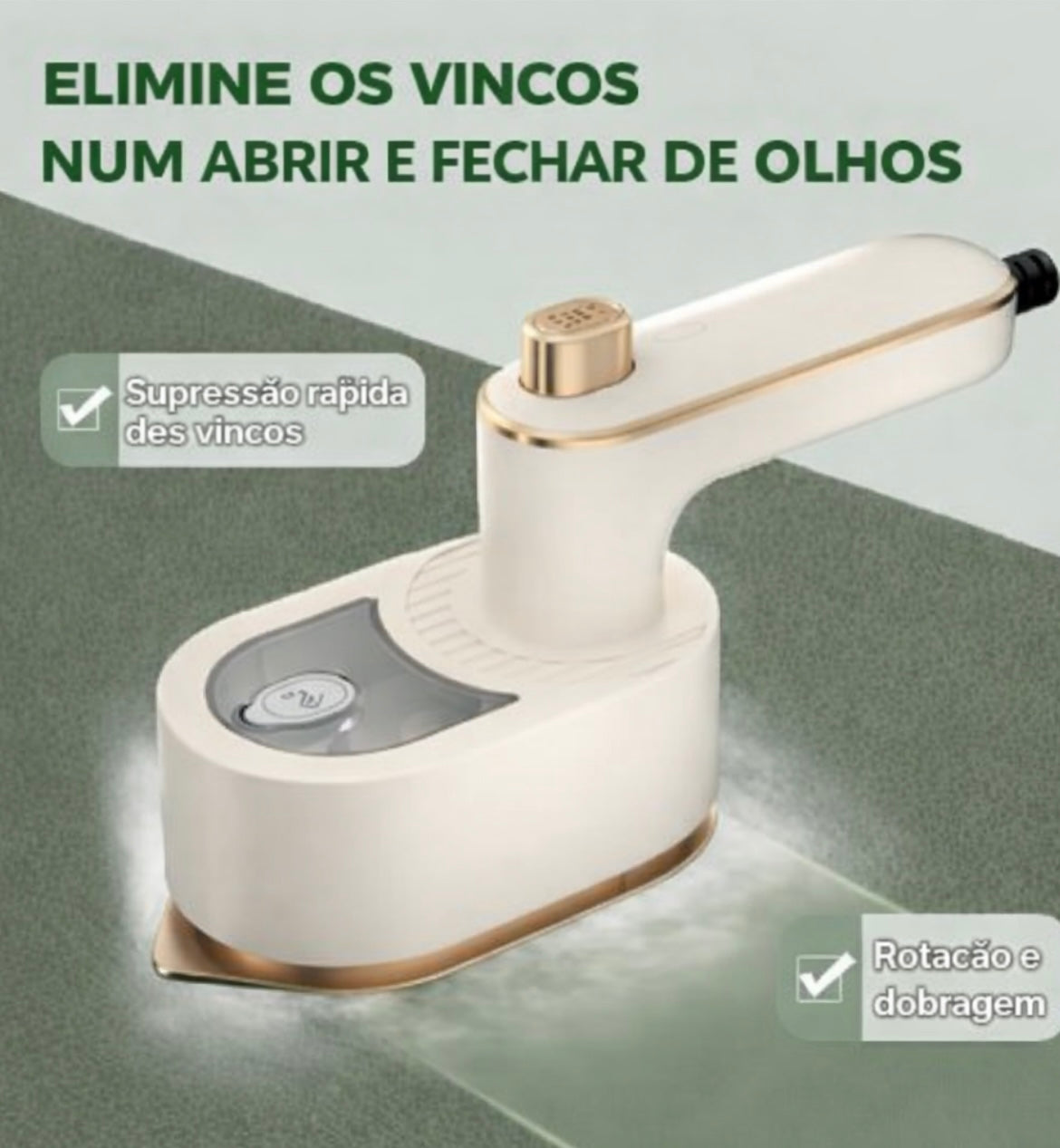 Mini Ferro de Engomar Portátil