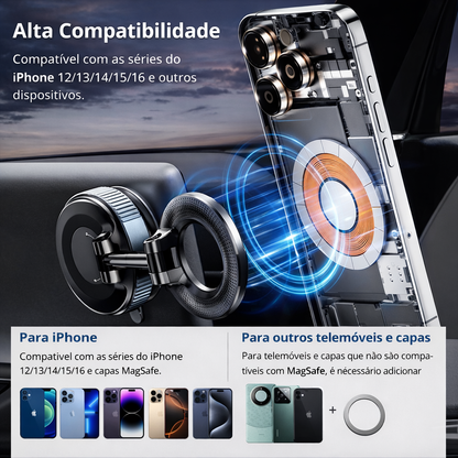 Suporte de Telefone Magnético 360°