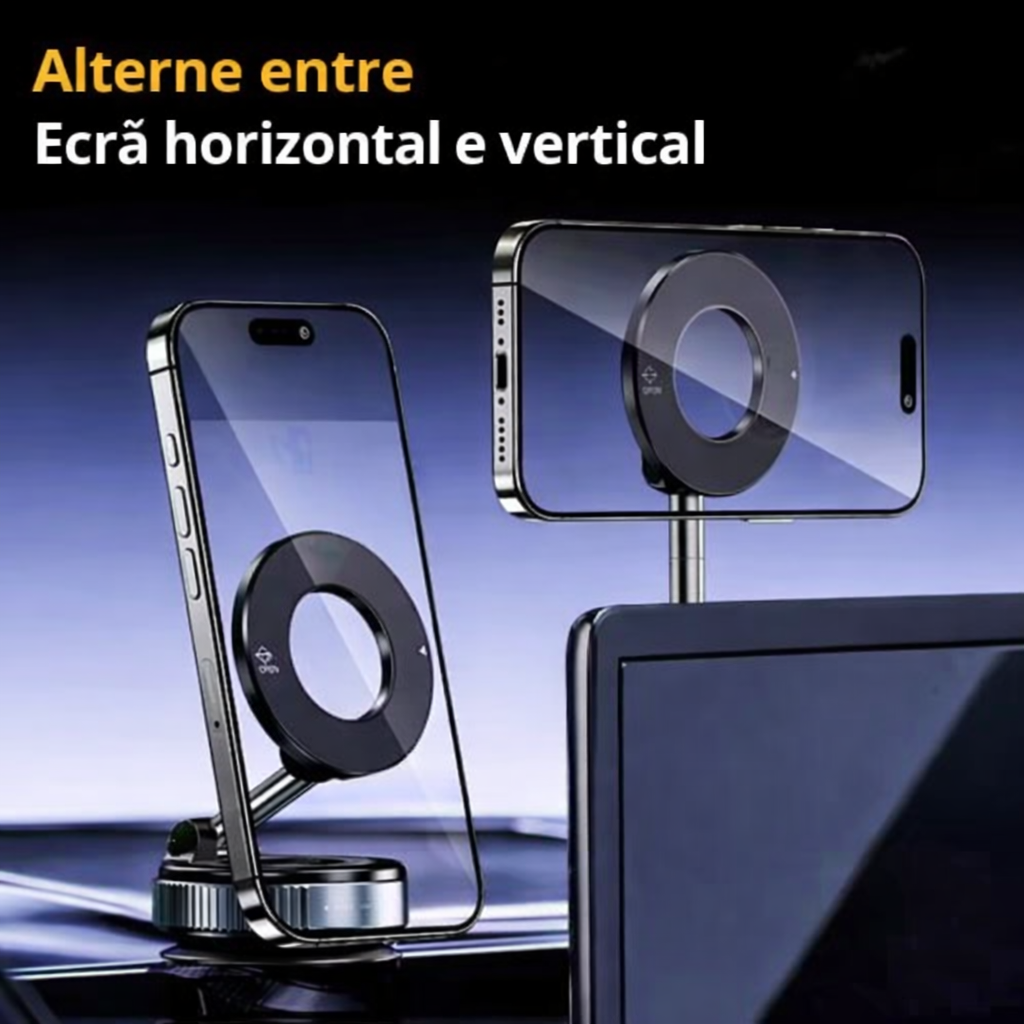 Suporte de Telefone Magnético 360°
