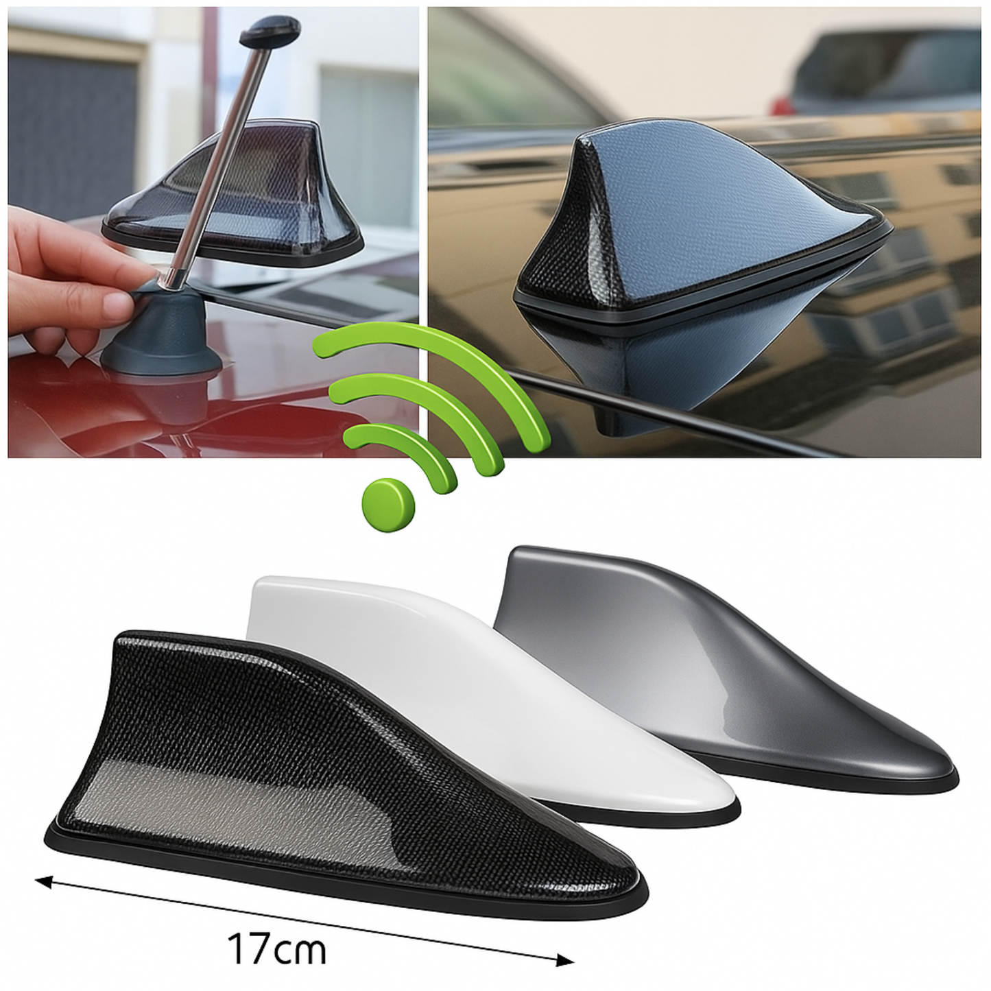 Amplificador de Antena Automóvel Shark – Melhor Receção de Rádio