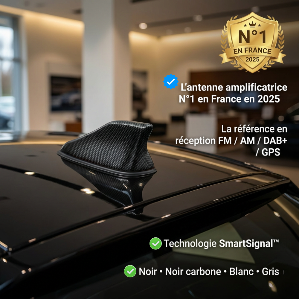 Amplificador de Antena Automóvel Shark – Melhor Receção de Rádio